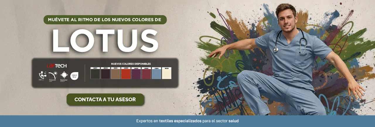Tela Lotus para uniformes
